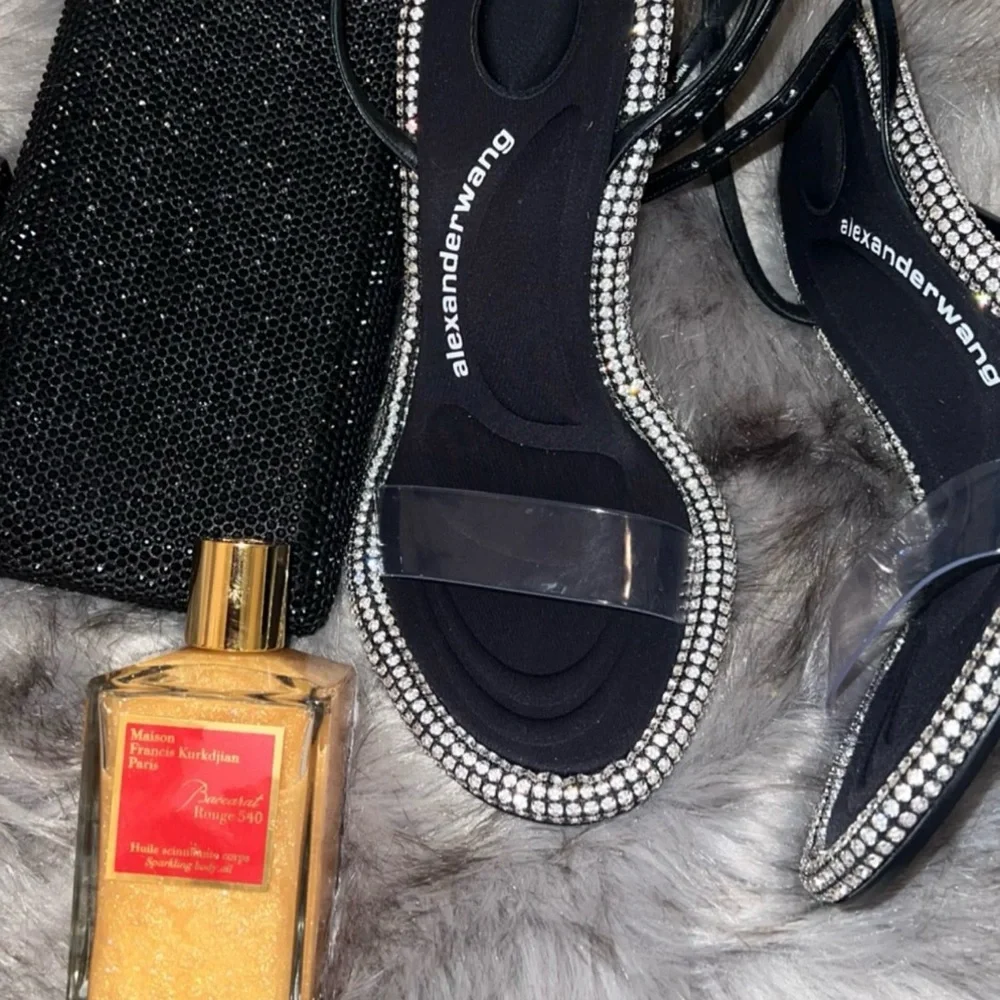 Alexander Wang Black and Silver Embellished Sandals - Picture 10 of 10